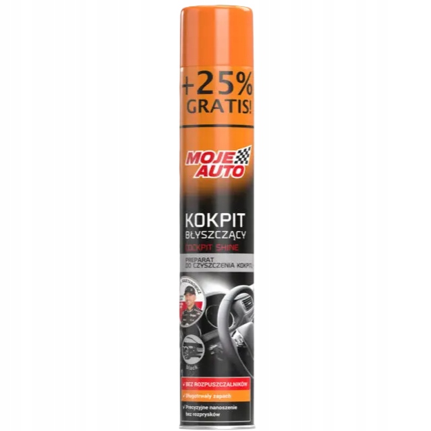 Preparat nabłyszczający do kokpitu Moje Auto Black 750 ml