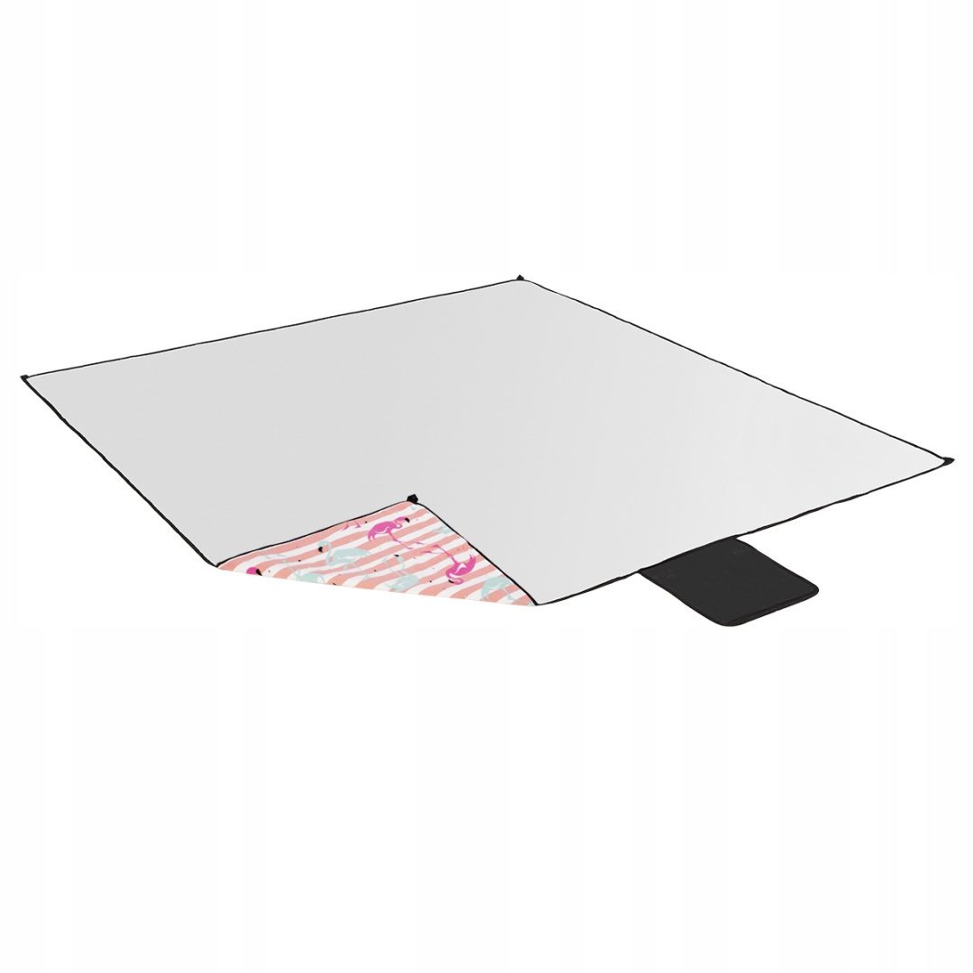 KOC PIKNIKOWY PLAŻOWY NILS FLAMINGI 200 X 200 CM Rodzaj koc