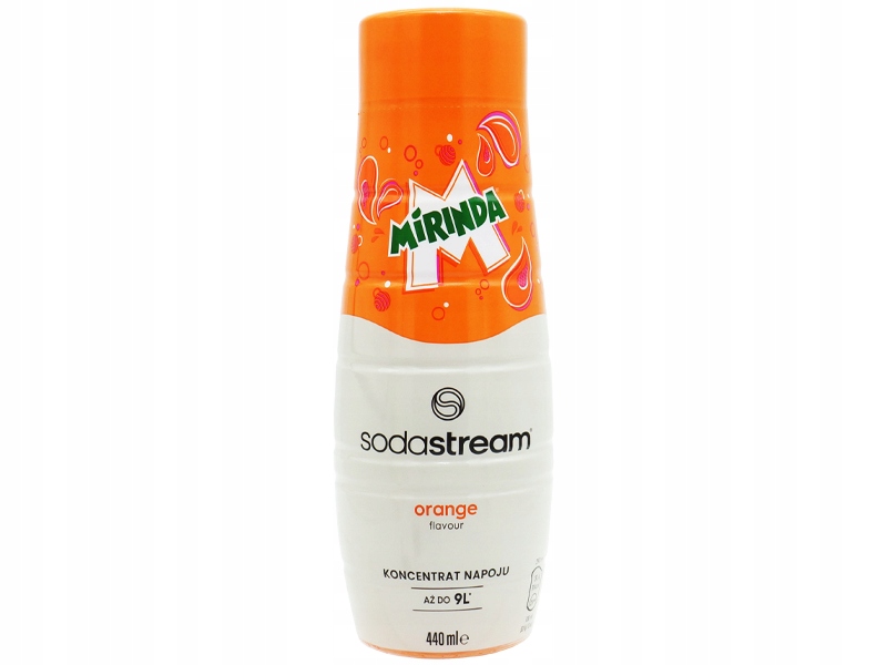 SYROP KONCENTRAT 7UP + MIRINDA DO SATURATORA SODASTREAM 9L NAPOJU z 440ml Marka SodaStream