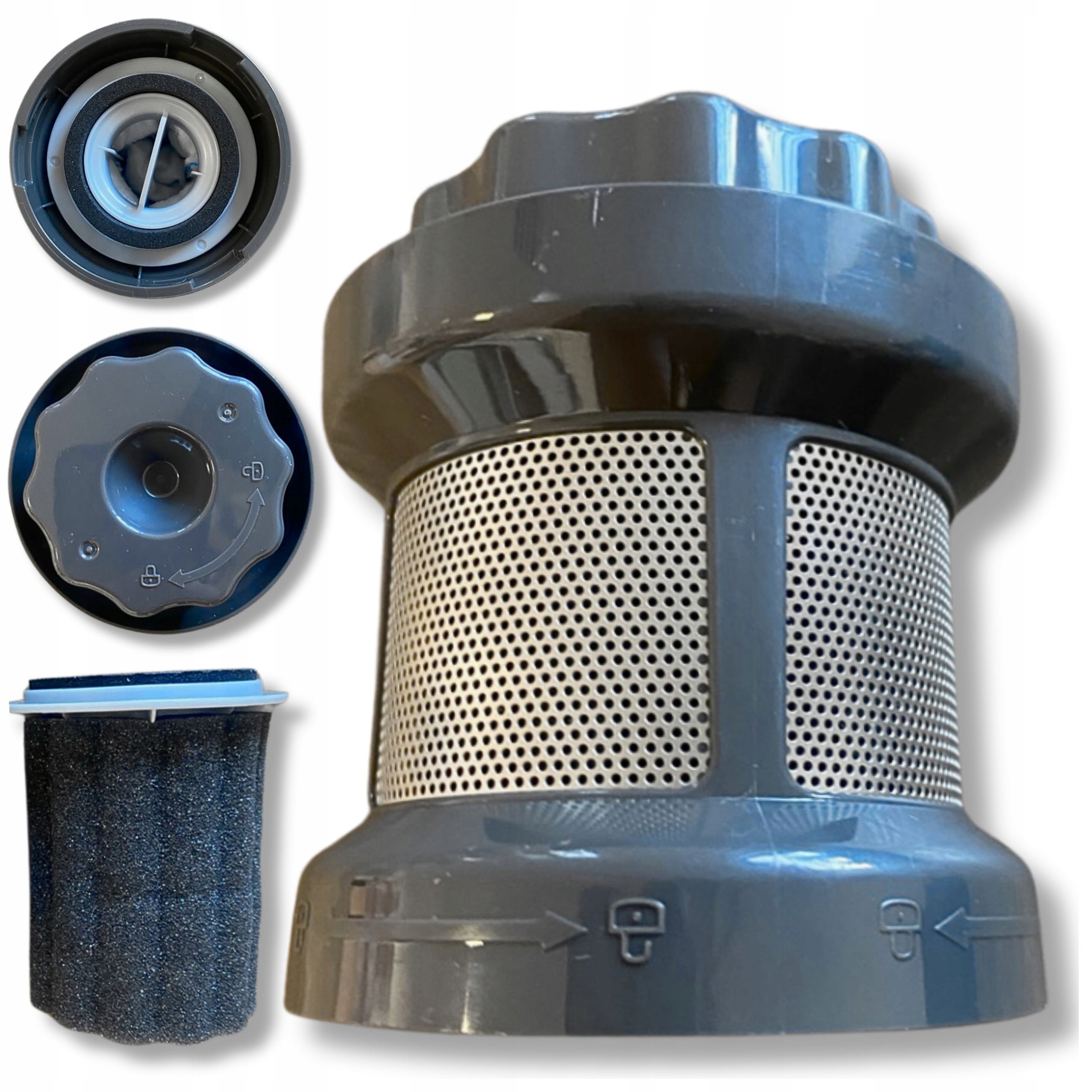 Filtr do odkurzacza bezworkowego Sharp Cyklonowy zmywalny separator