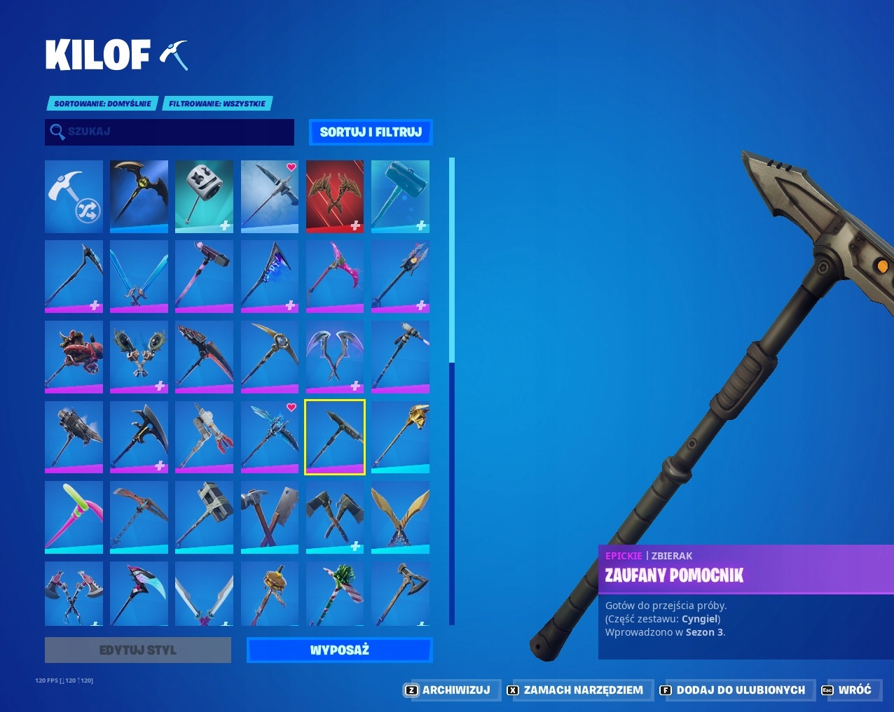 KONTO FORTNITE OG SKINY THE L JOHN WICK MIDAS DLC Tryb gry massive online multiplayer multiplayer singleplayer