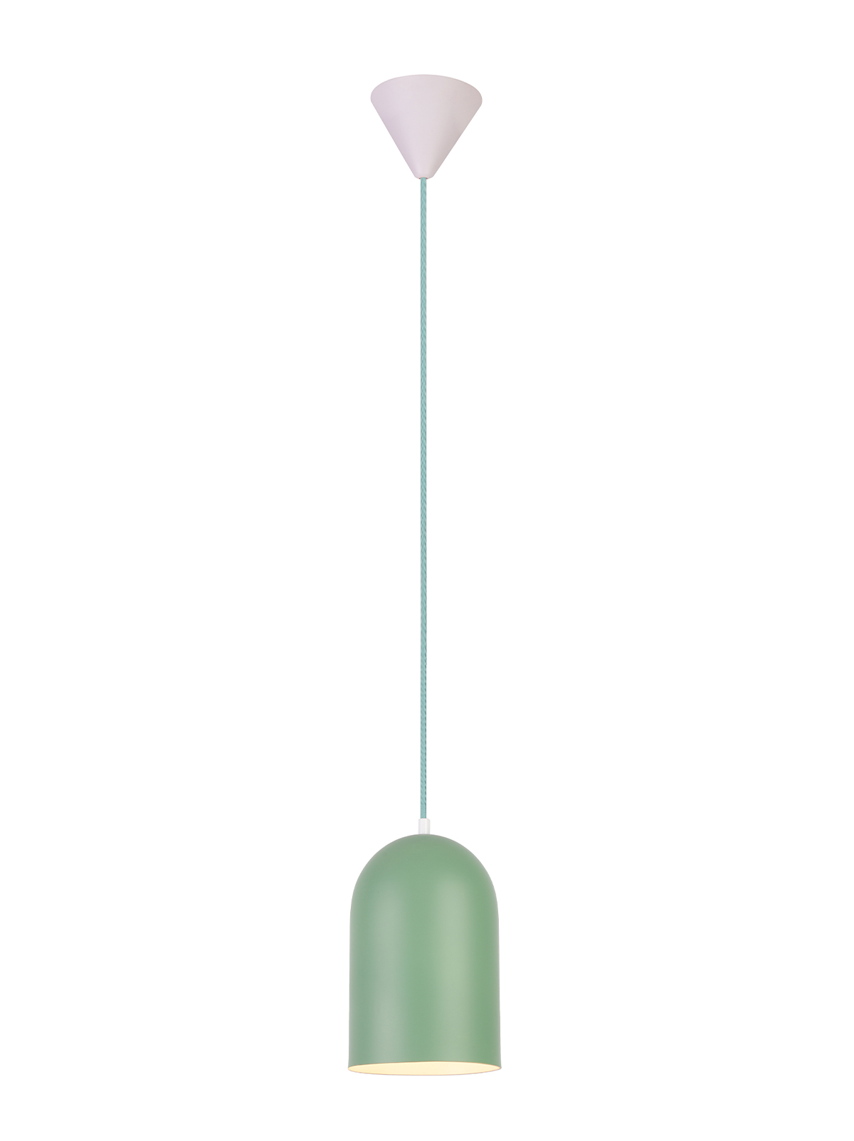 Skandinávská zelená závěsná Stropní lampa 110 cm