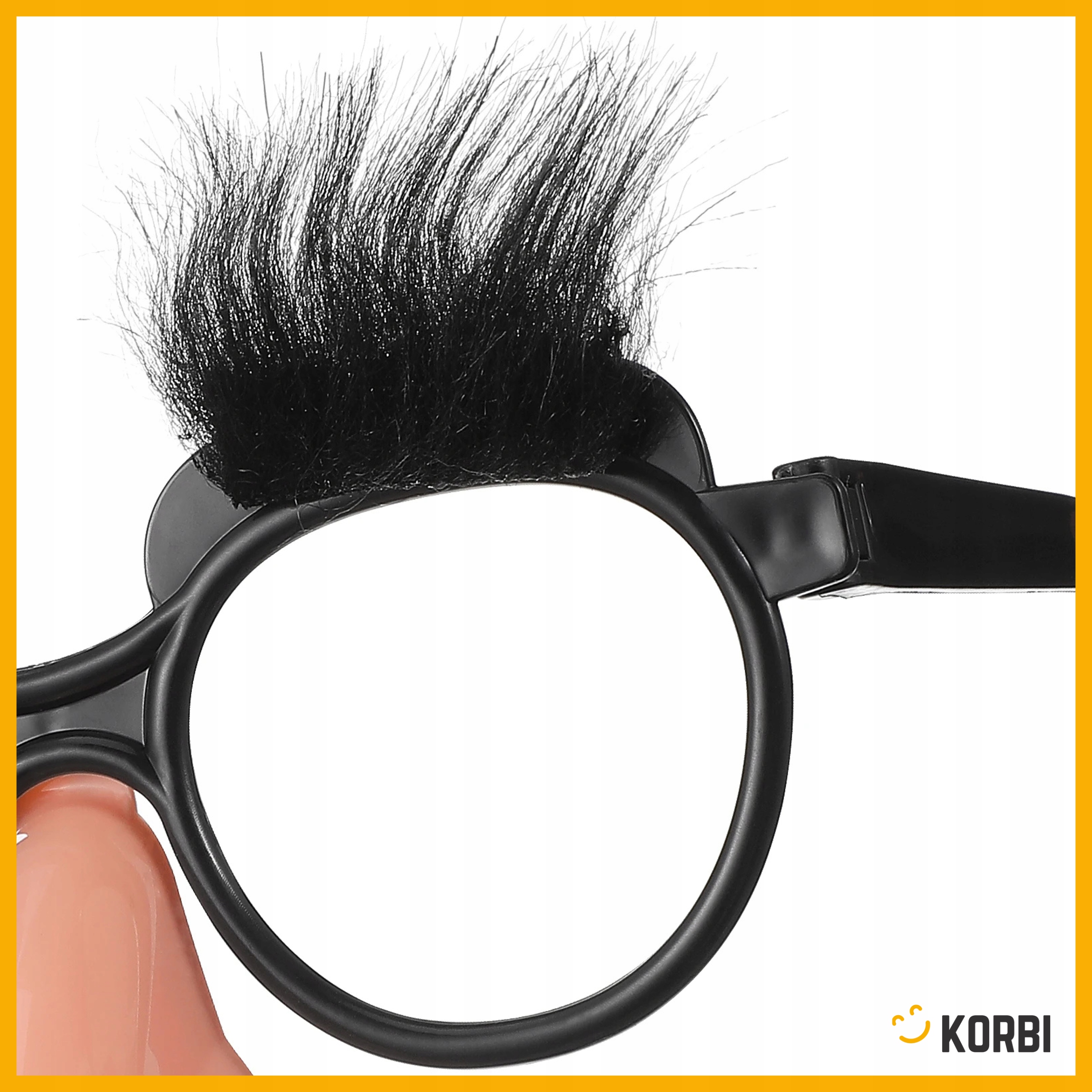 OKULARY Z WĄSAMI I BRWIAMI ZABAWNE OZDOBNE AKCESORIA KARNAWAŁ HALLOWEEN Postać/temat inny