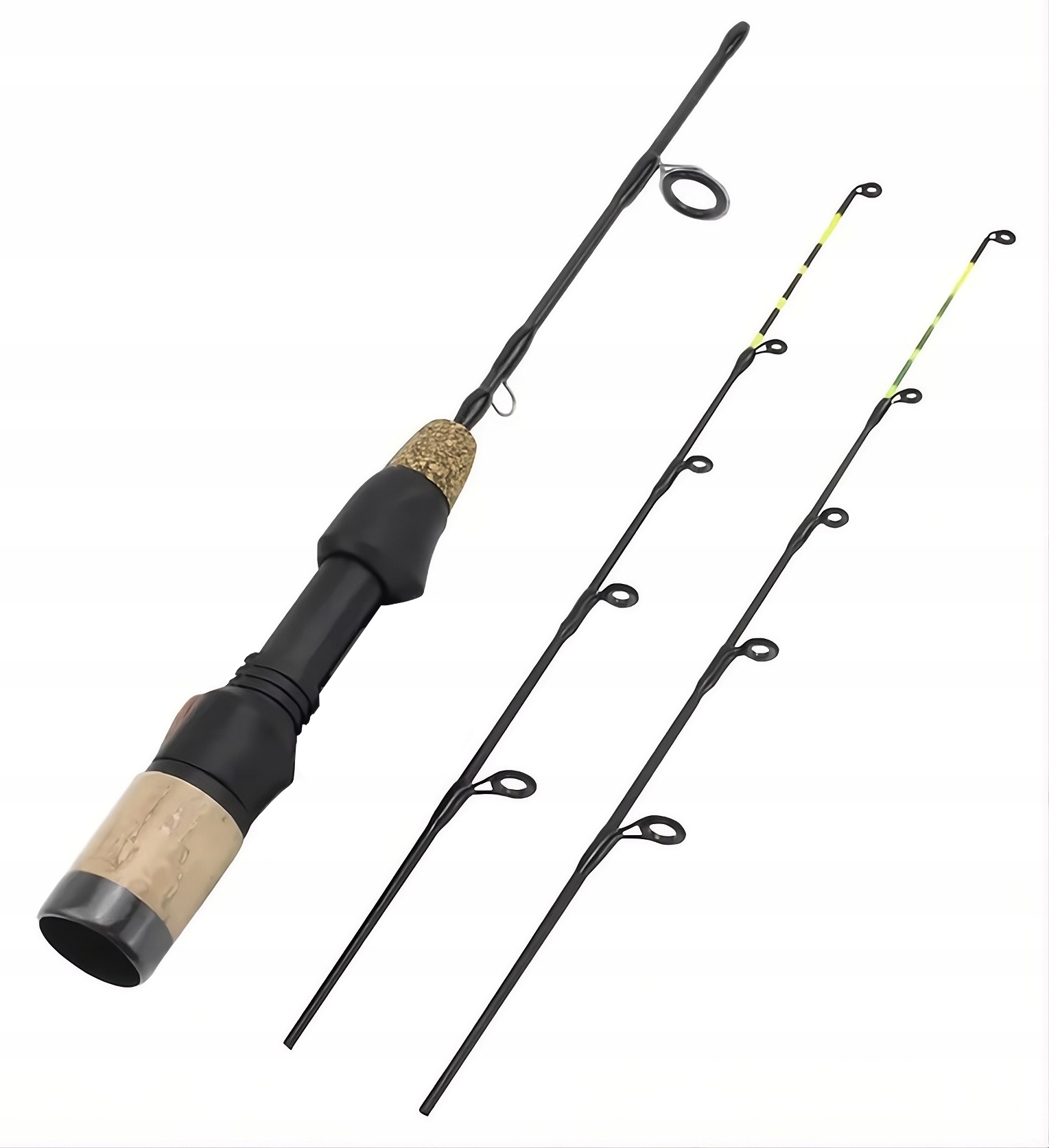 Wędka podlodowa Carbon Ice TwinTip 60cm węglowa 2 końcówki