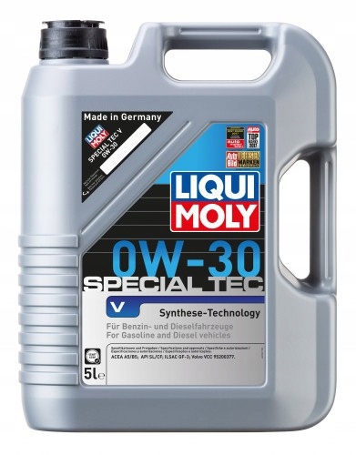 LIQUI MOLY OLEJ 0W30 SPECIAL TEC V 5L