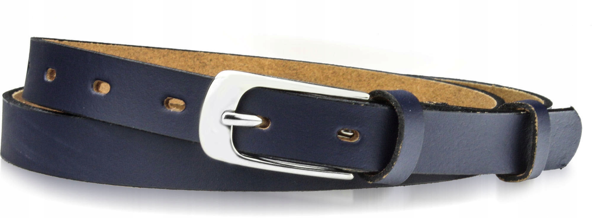 

Pasek Damski Skórzany Stevens Grantowy Skóra 100cm