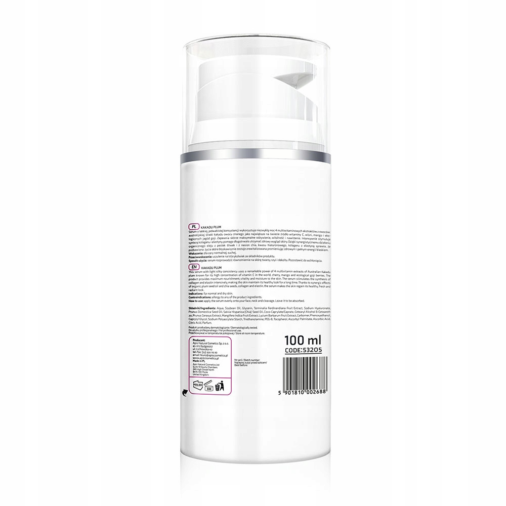 Apis Kakadu Plum, švestkové sérum