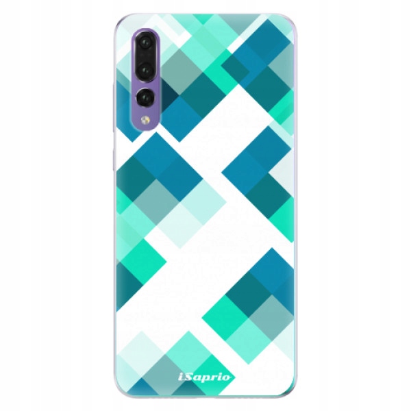 Silikonowe etui iSaprio Abstract Squares 11 do Huawei P20 Pro