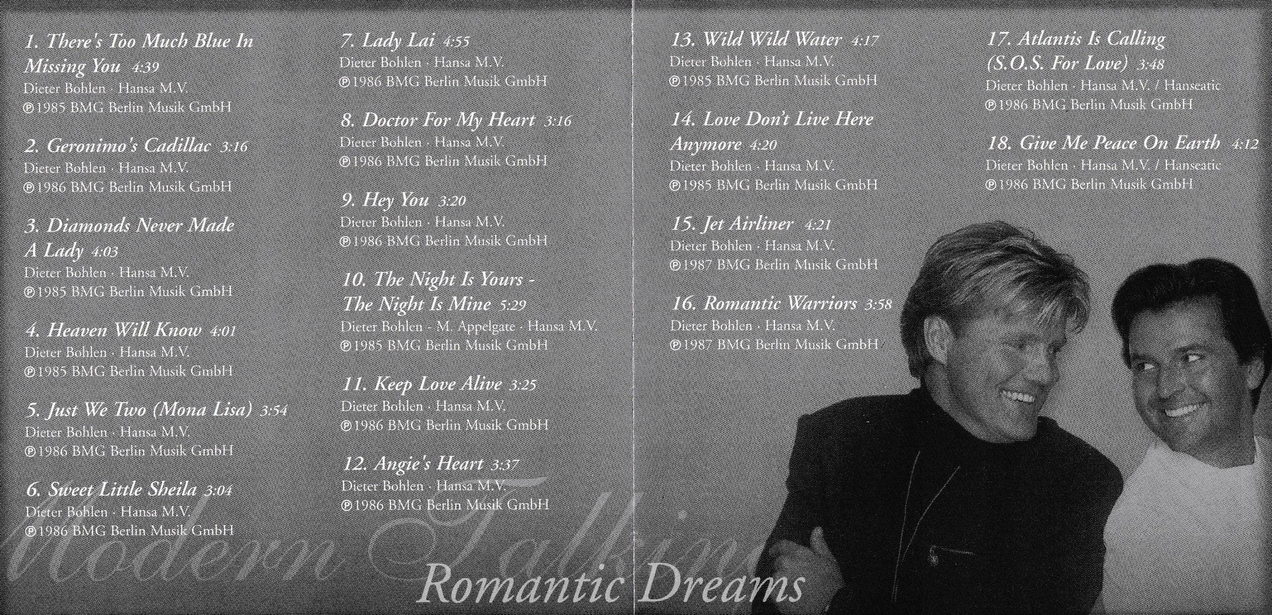 Modern Talking ROMANTIC DREAMS GOLD DISC CD LIMIT. Liczba nośników w wydaniu 1
