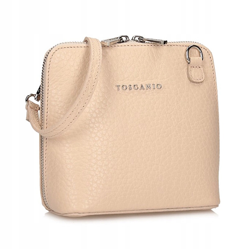 Kožená dámská Kabelka Přes Rameno Toscanio F59 P. růžová