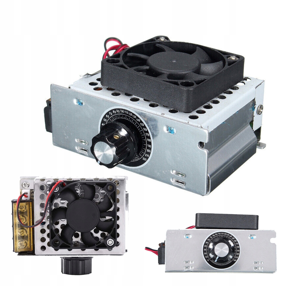 REGULATOR OBROTÓW SILNIKA MOCY NAPIĘCIA WENTYLATORA SILNIKA REGULATOR 4000W