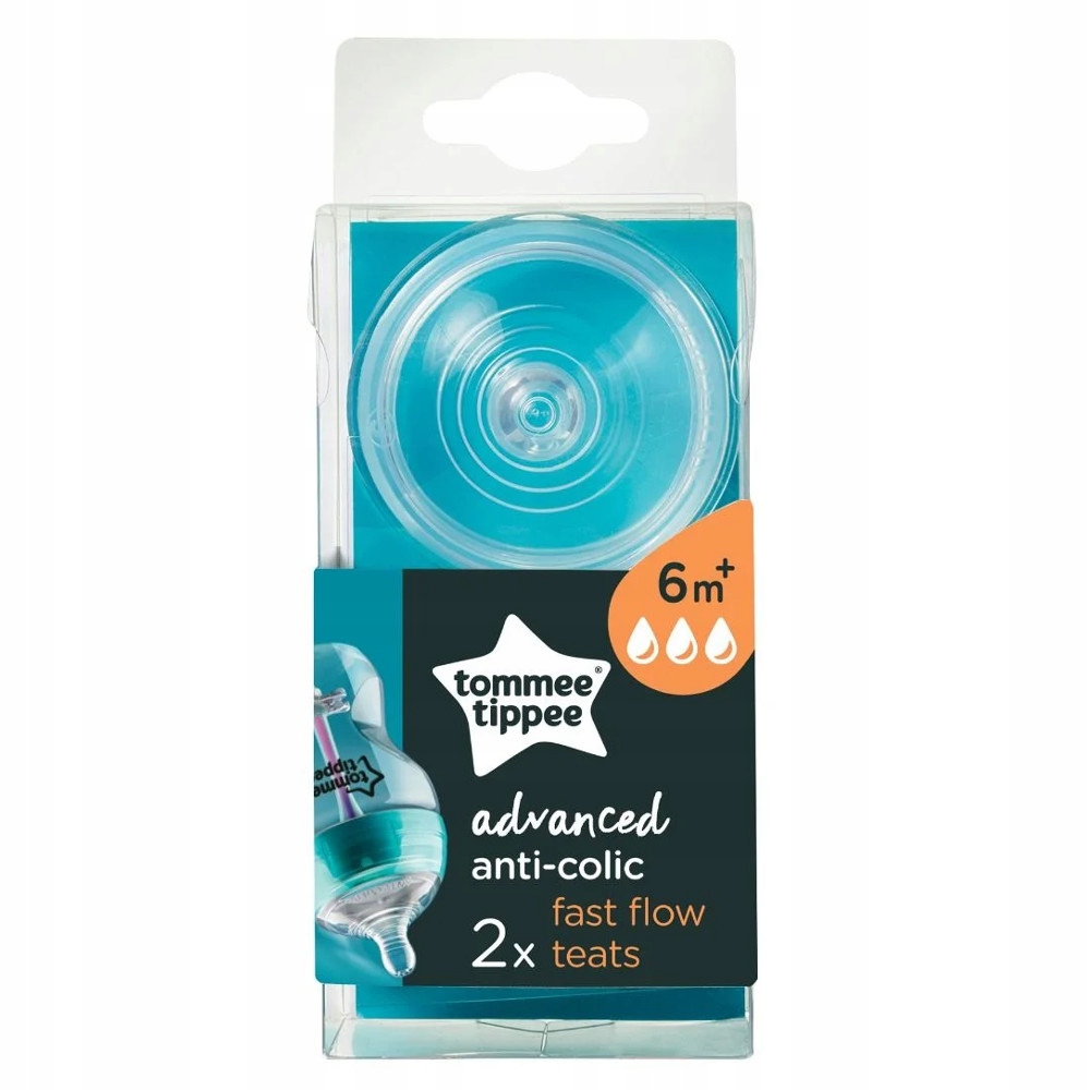 

Tommee Tippee smoczek do butelki antykolkowej 6m+
