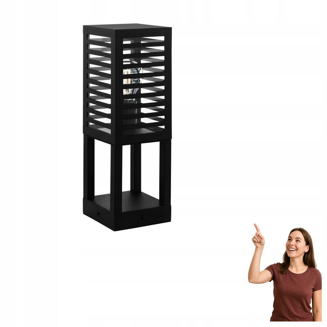 Vonkajšia lampa záhradný stĺpik Alamonte 3 900138 Eglo