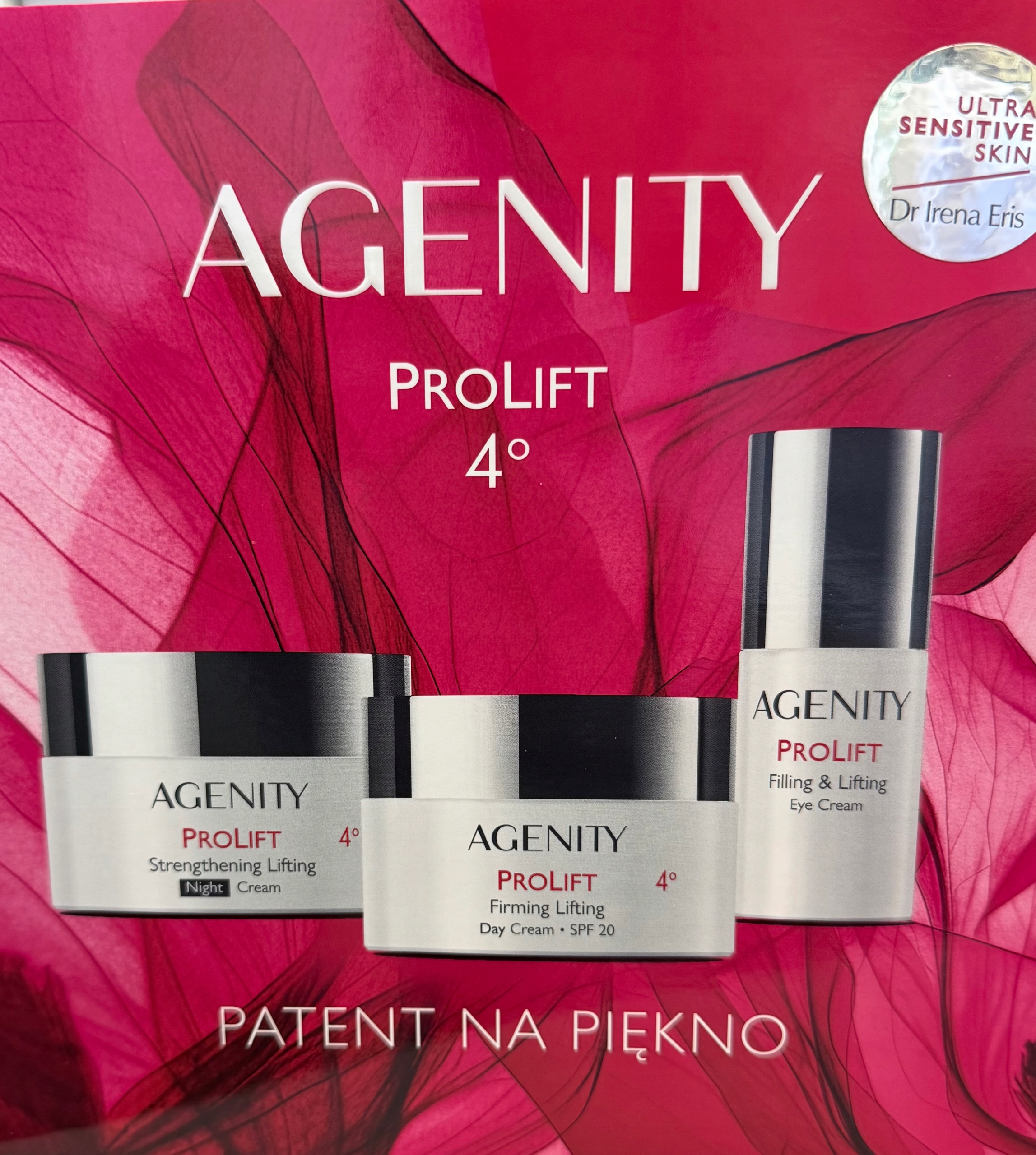 Dr Irena Eris Agenity ProLift 4 stopień Zestaw krem dzień noc pod oczy