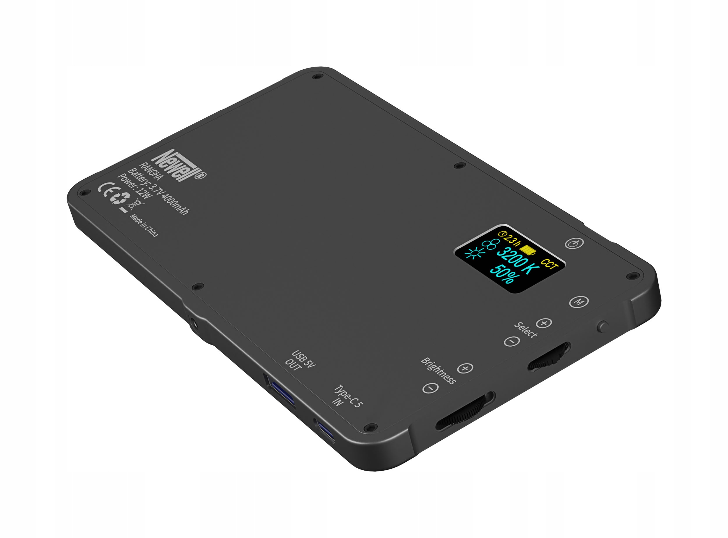 Lampa LED Newell RGB Rangha 2500 K – 9900 K Metalowa 1500 Lux Marka Newell