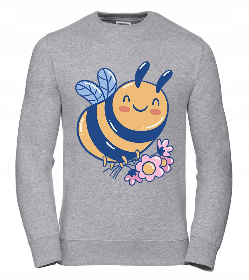 Dámská Mikina Sweet Bee L šedá
