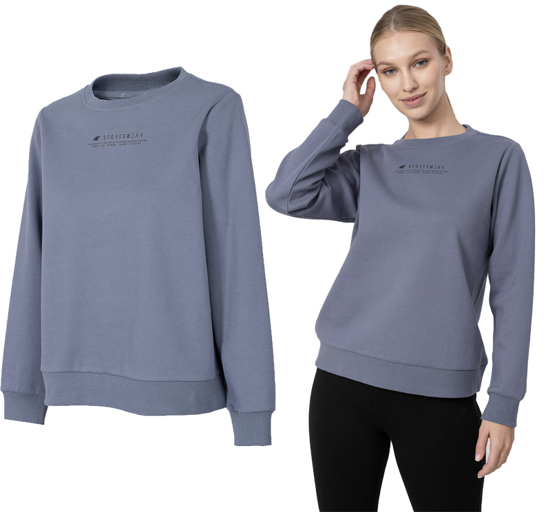 Mikina dámská tepláková 4F BLD020 bavlněná Xs