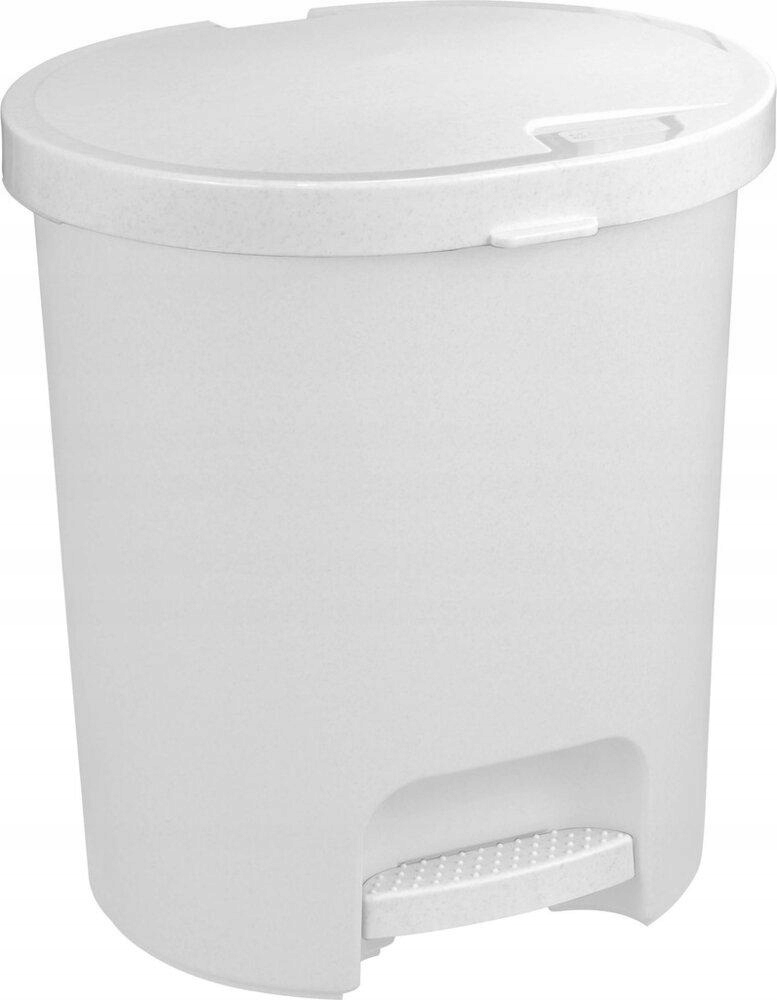 Levně Curver Odpadkový Koš S Pedálem 25l Bílý 173214...