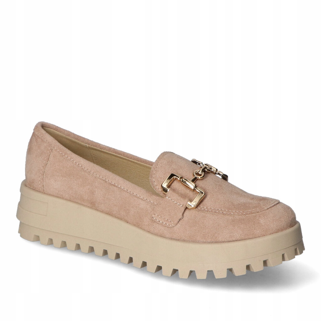 Dámské mokasíny Kamex-But béžové semišové 39