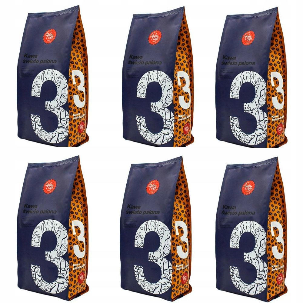 Levně Quba Caffe No. 3 60% Arabica Káva káva z polské pražírny 6 kg