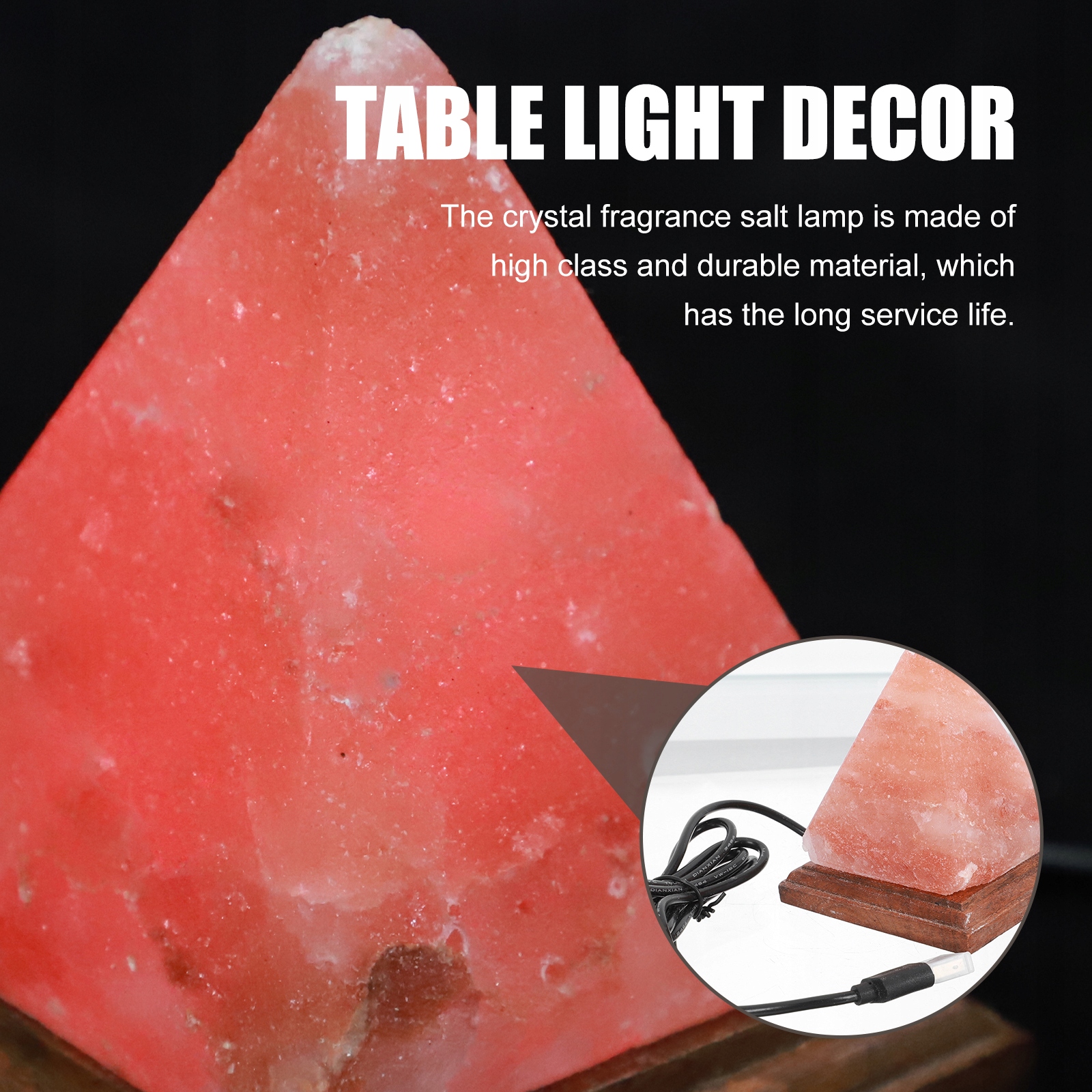 LAMPA NOCNA WIELOKOLOROWE ŚWIATŁA ZMIENIAJĄCE Długość/wysokość 14 cm