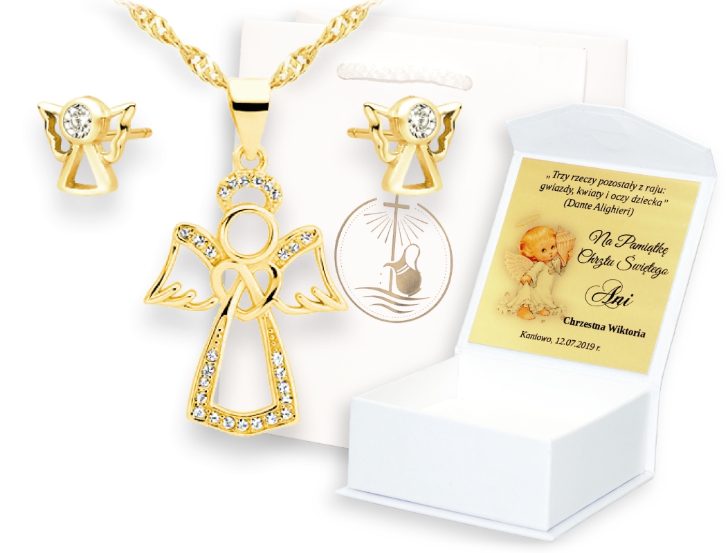 PAMIĄTKA CHRZTU CHRZEST ŚWIĘTY ANIOŁEK ANIOŁ STRÓŻ