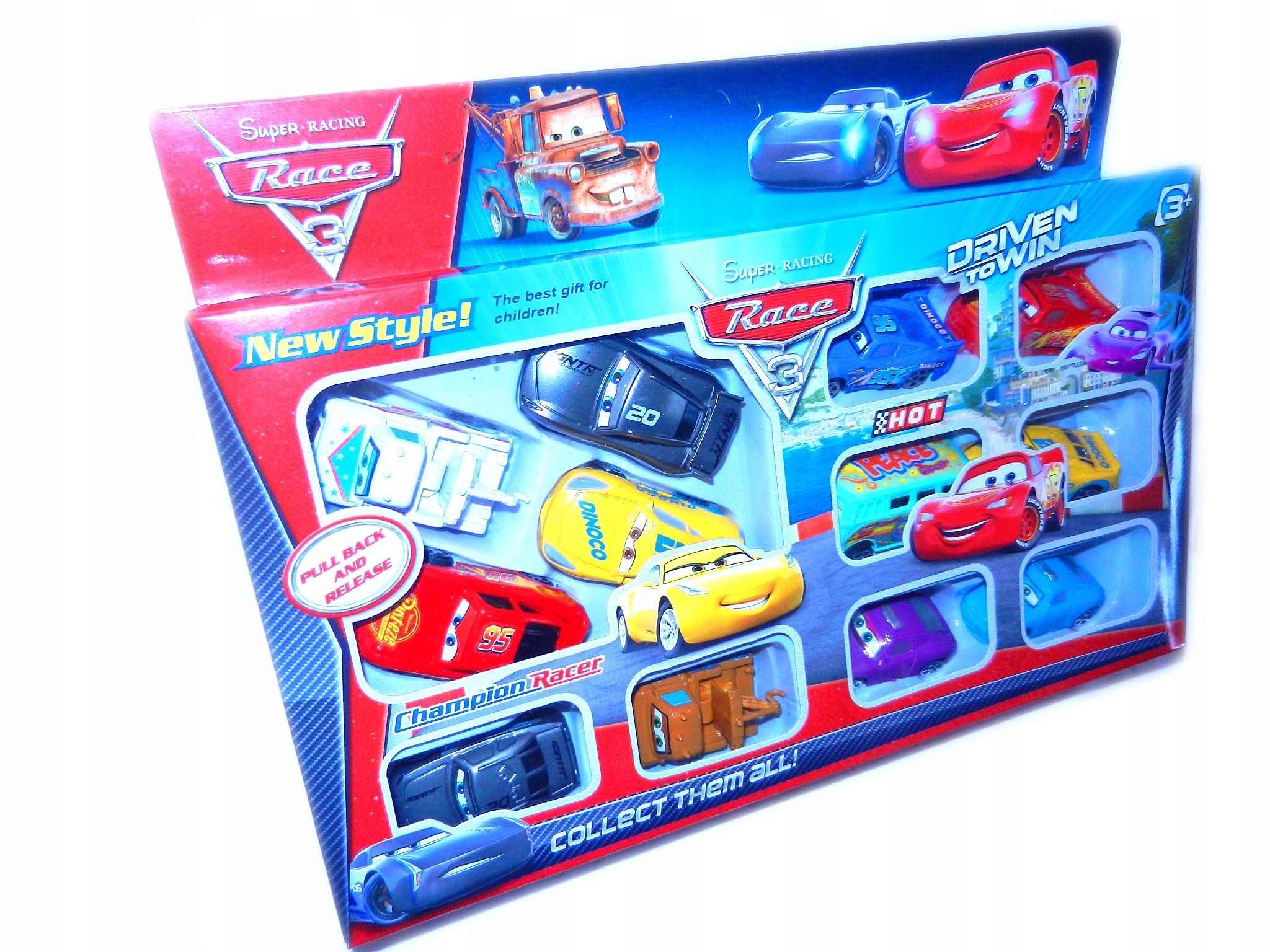 

Zygzak McQueen i przyjaciele 12w1 różne Cars Auta