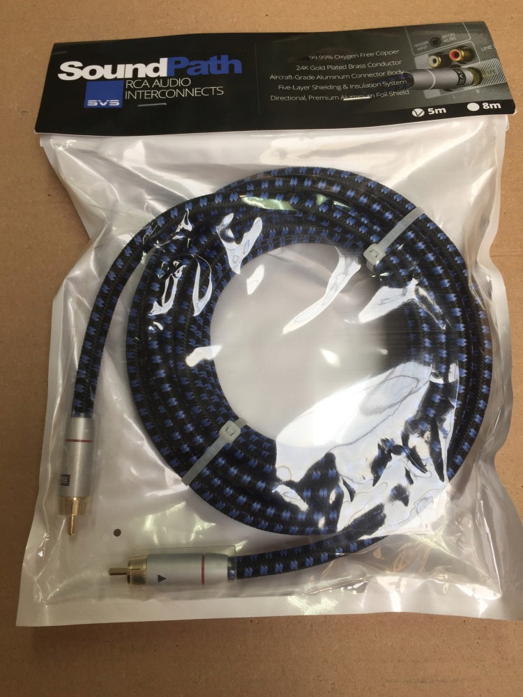 SVS SOUNDPATH RCA кабель для сабвуфера L. 5m Brand Svs
