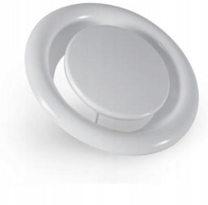 Anemostat wywiewny z ramką montażową fi 250 mm