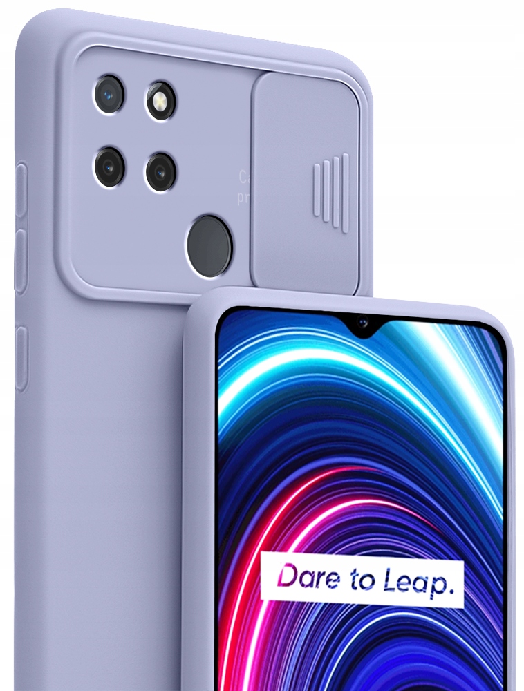 

Etui Silicone CamShield +Szkło do Realme C21Y C25Y