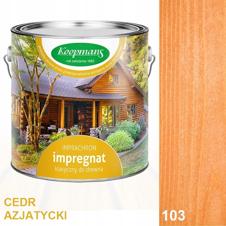 

Imprachron Impregnat Koopmans 2,5 l 103 Cedr Azjat