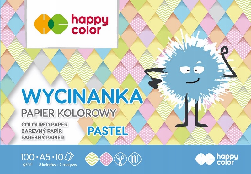 

Bolk Wycinanka Pastelowa A5 10ARK 100G Happy Color