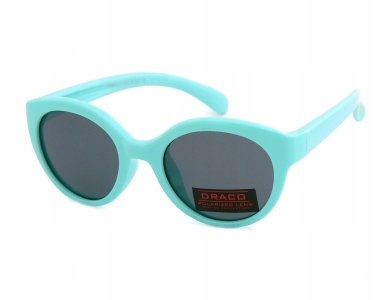 OKULARY DLA DZIECKA OKRĄGŁE KOCIE GUMOWE 4+