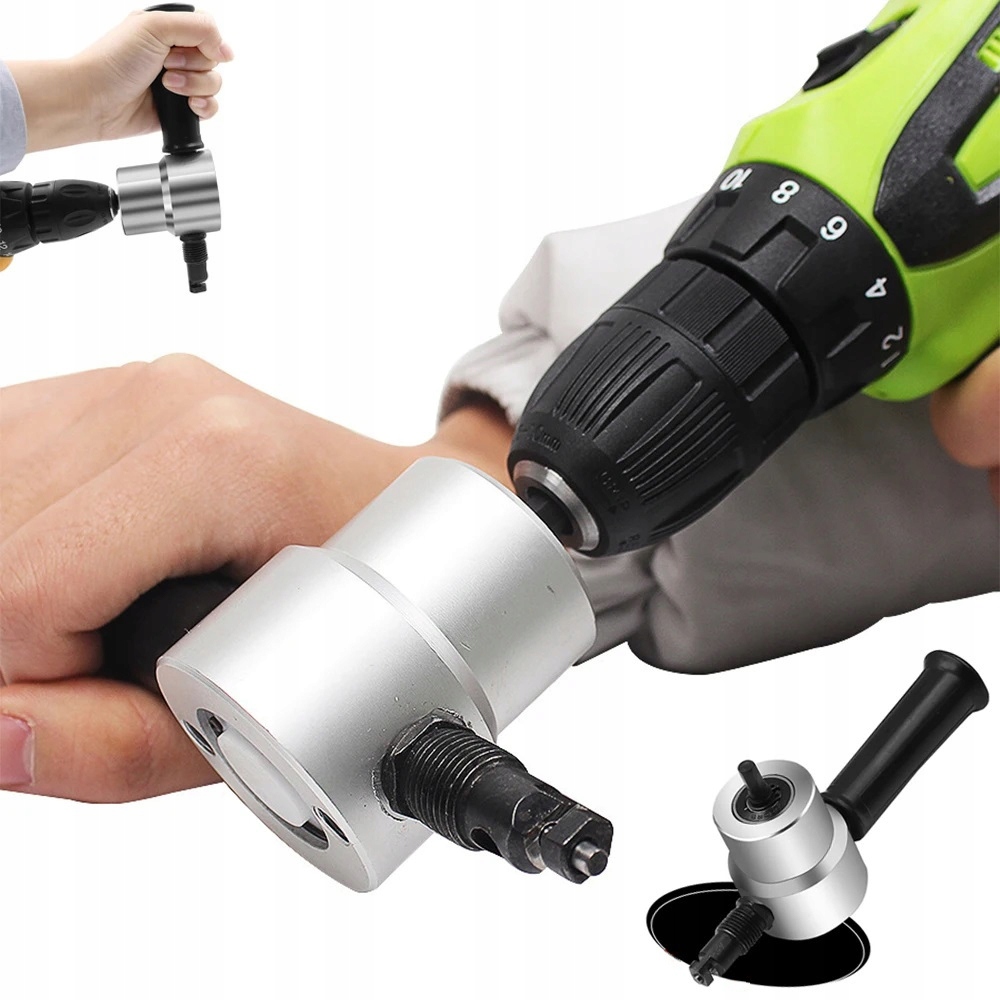 NOŻYCE DO CIĘCIA BLACHY PRZYSTAWKA NA WIERTARKĘ Kod producenta G81231