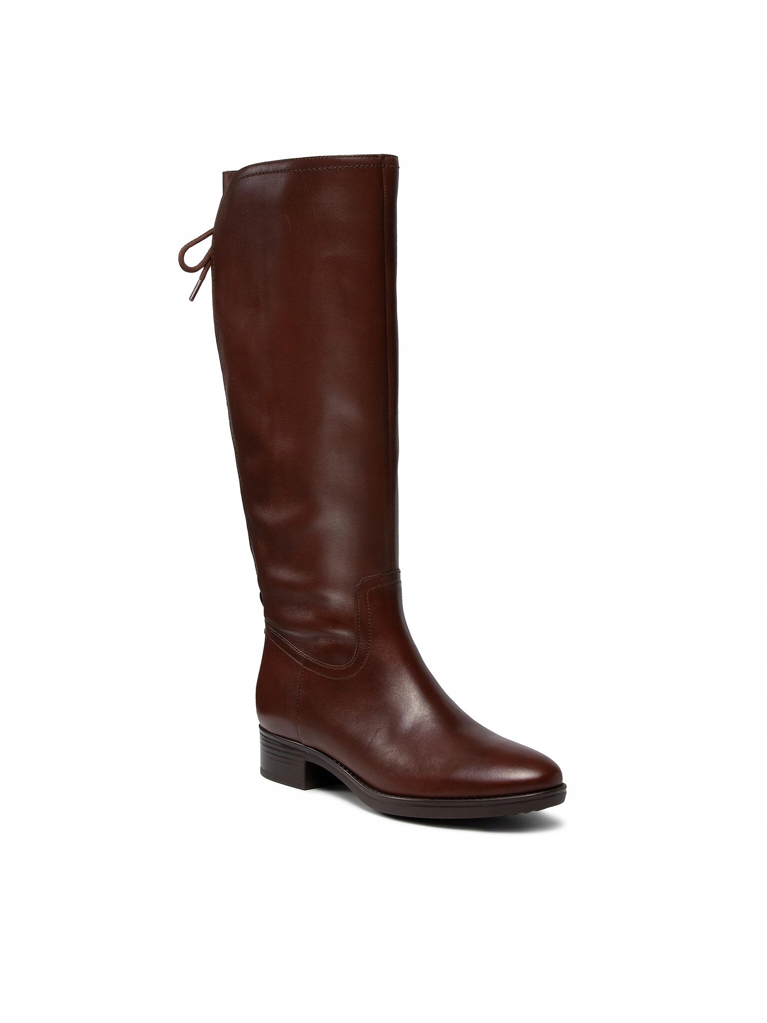 Geox Hnědé dámské kozačky Geox Felicity