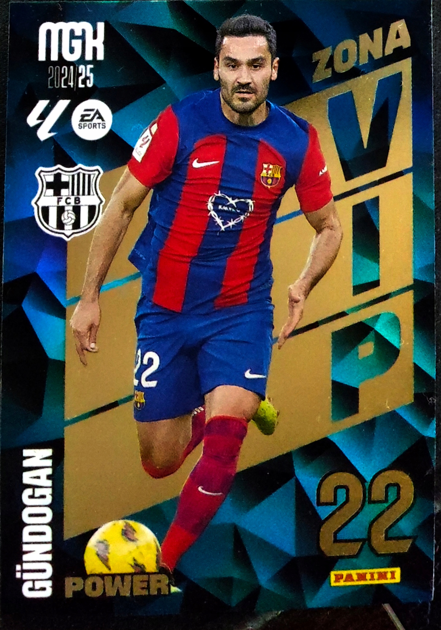 Panini Megacracks 2024-2025 Zona Vip Power P394 Gundogan Fc Barcelona