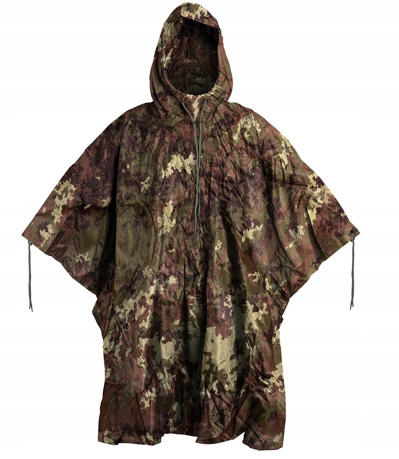 Mil-Tec Poncho Przeciwdeszczowe Rip-Stop Vegetato Woodland