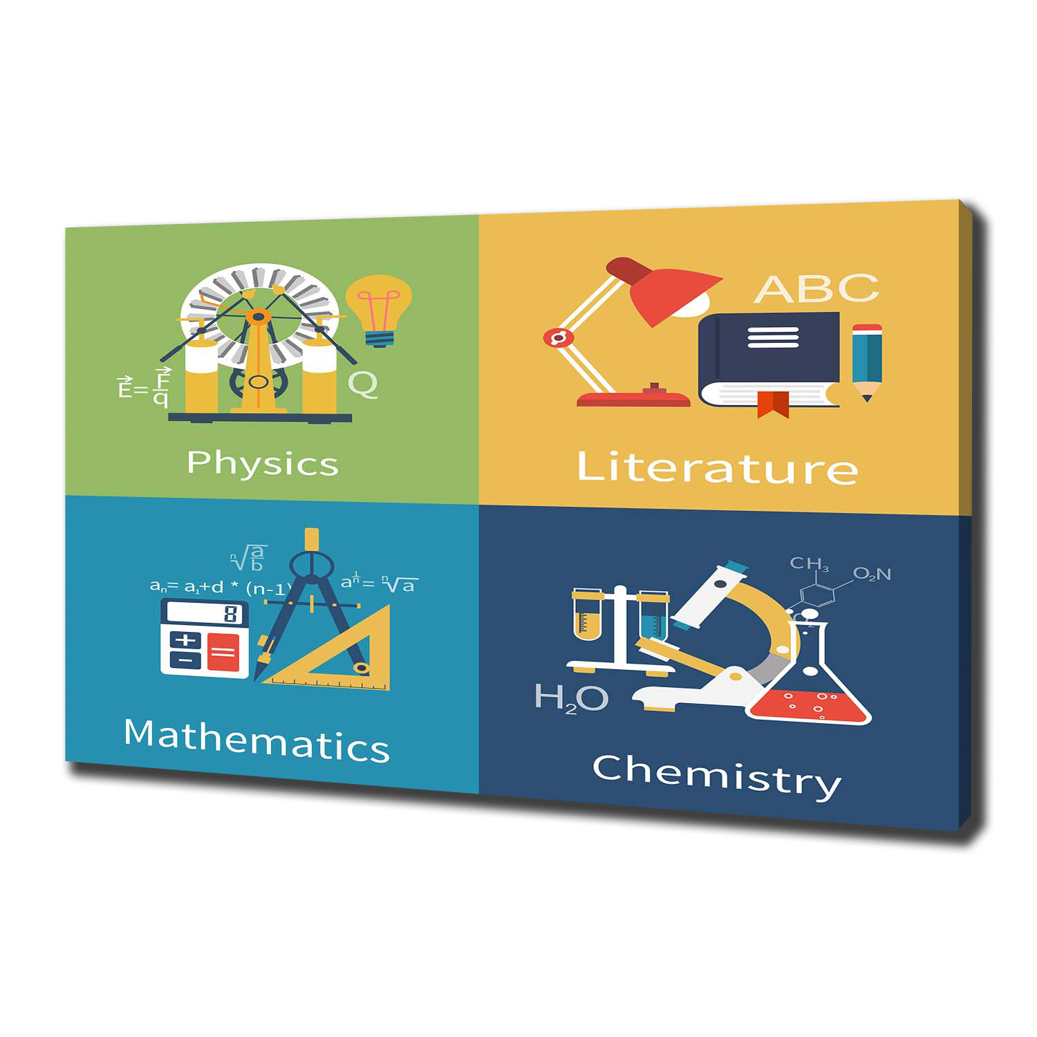 

Foto obraz na płótnie Przedmioty szkolne 100x70 cm