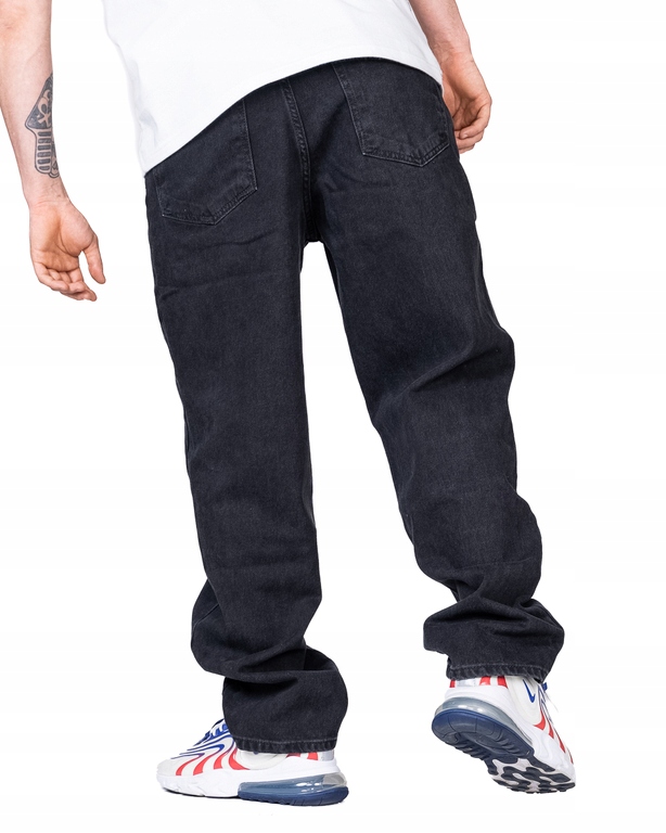 Kalhoty New Bad Line Jeans Baggy L. Black Nbl vel. L