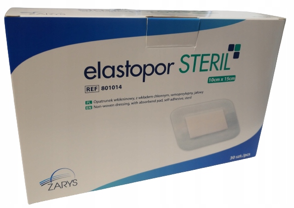 

Opatrunek jałowy Elastopor Steril 10 x 15cm 30szt