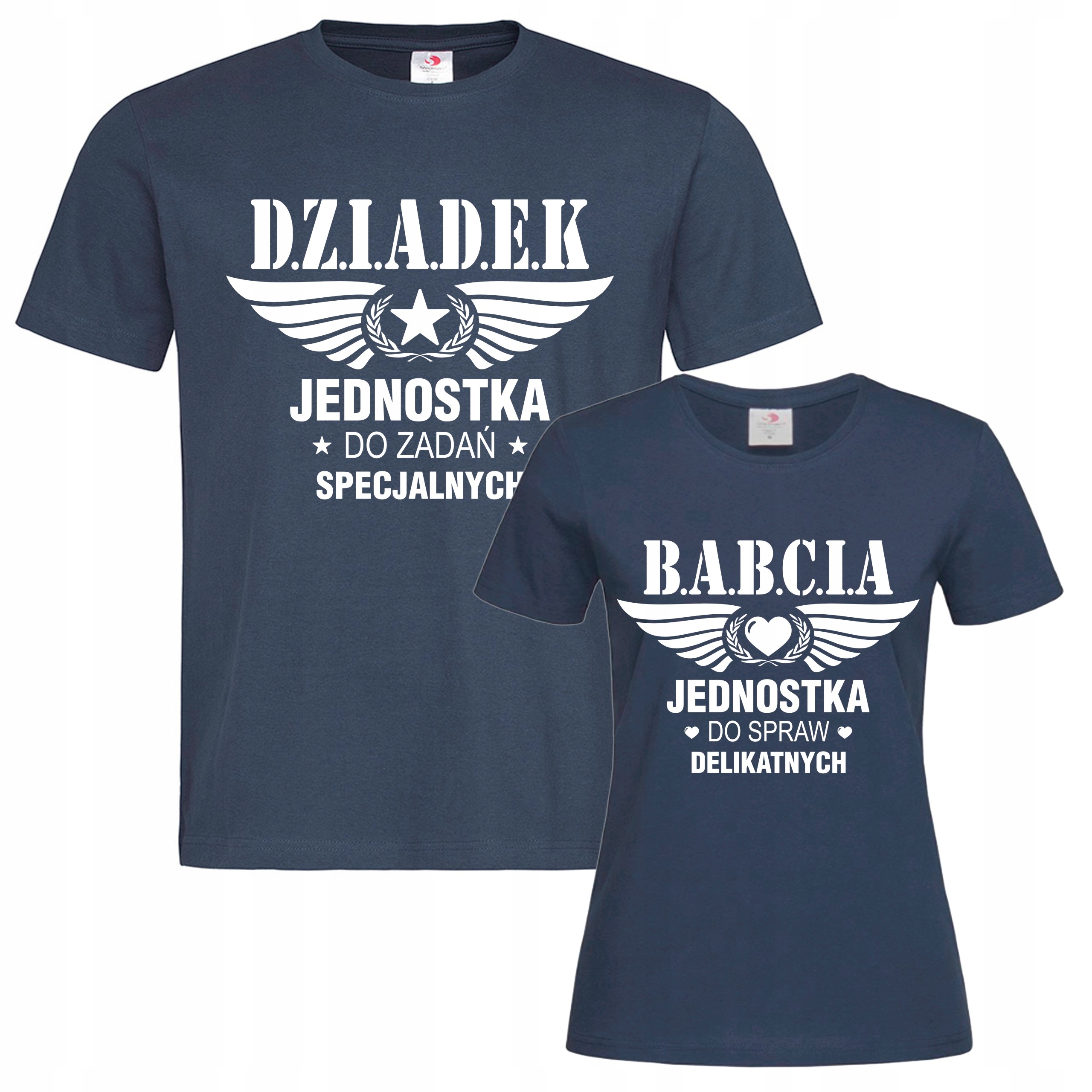

Zestaw koszulek Babcia Dziadek jednostka do zadań