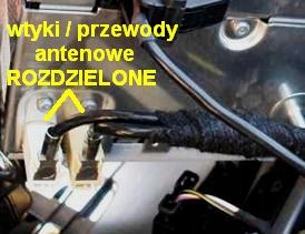 przejściówka antenowa FAKRA VW RCD MFD2 RNS 40356 Model adapter antenowy