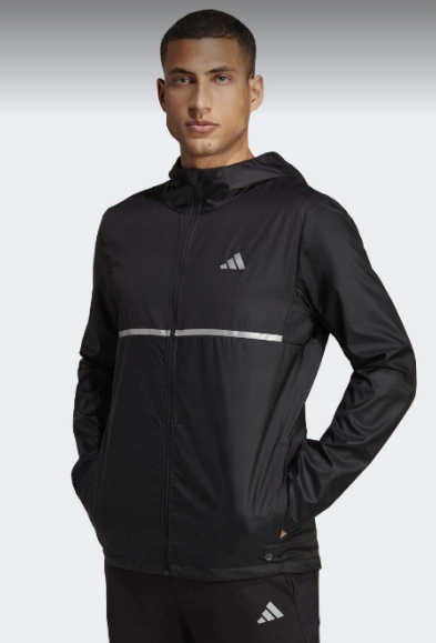 Pánská Větrovka S Kapucí Adidas Performance vel. 3XL Černá