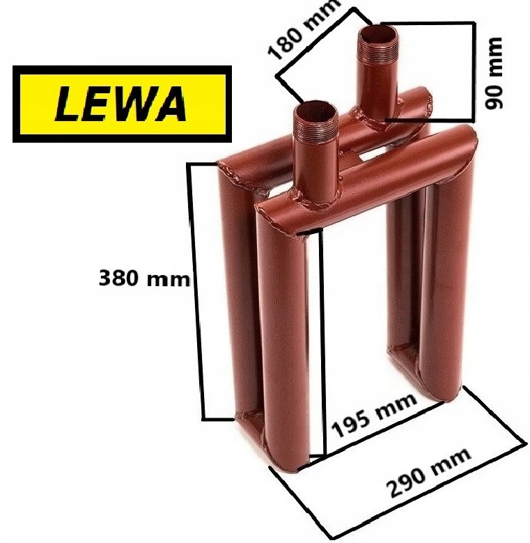 Wężownica Wodna Duża Lewa Podkowa Do Pieca Kuchni Węglowej Angielki