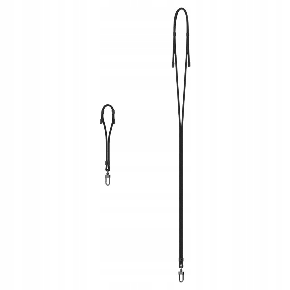 SPIGEN UNIVERSAL STRAP SET CROSSBODY WRIST BLACK Kolor czarny