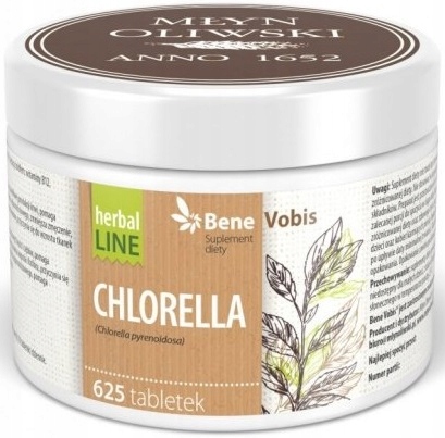 

Bene Vobis Bio Chlorella 625 tab Rozerwane Algi