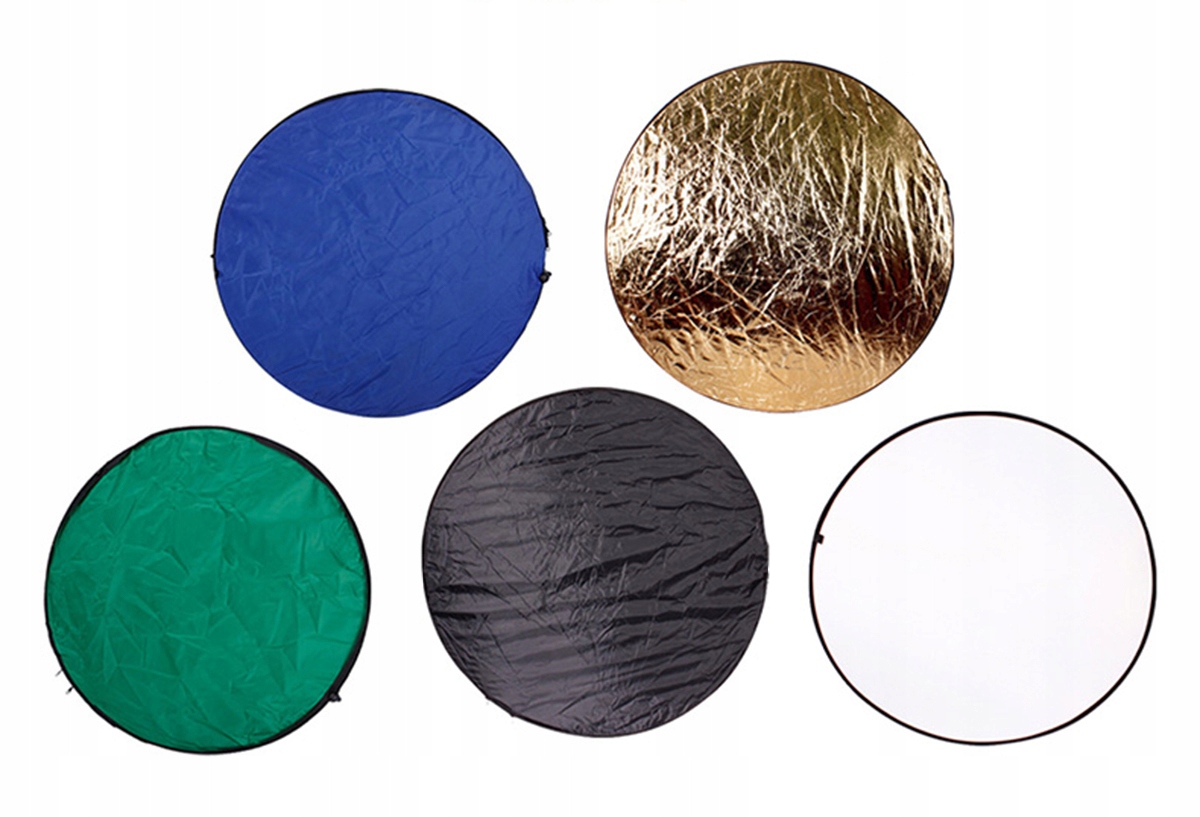 BLENDA FOTOGRAFICZNA OKRĄGŁA DYZUFOR 5w1 60CM TŁO PLENER + POKROWIEC AG302D EAN (GTIN) 5907621826451