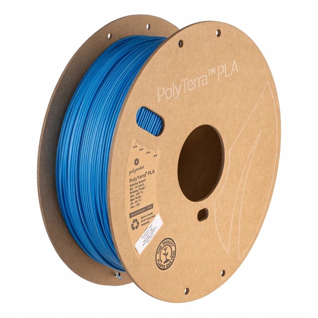 Filament Polymaker PolyTerra Pla Dual Glacier Blue 1,75 mm 1 kg Ice-Blue