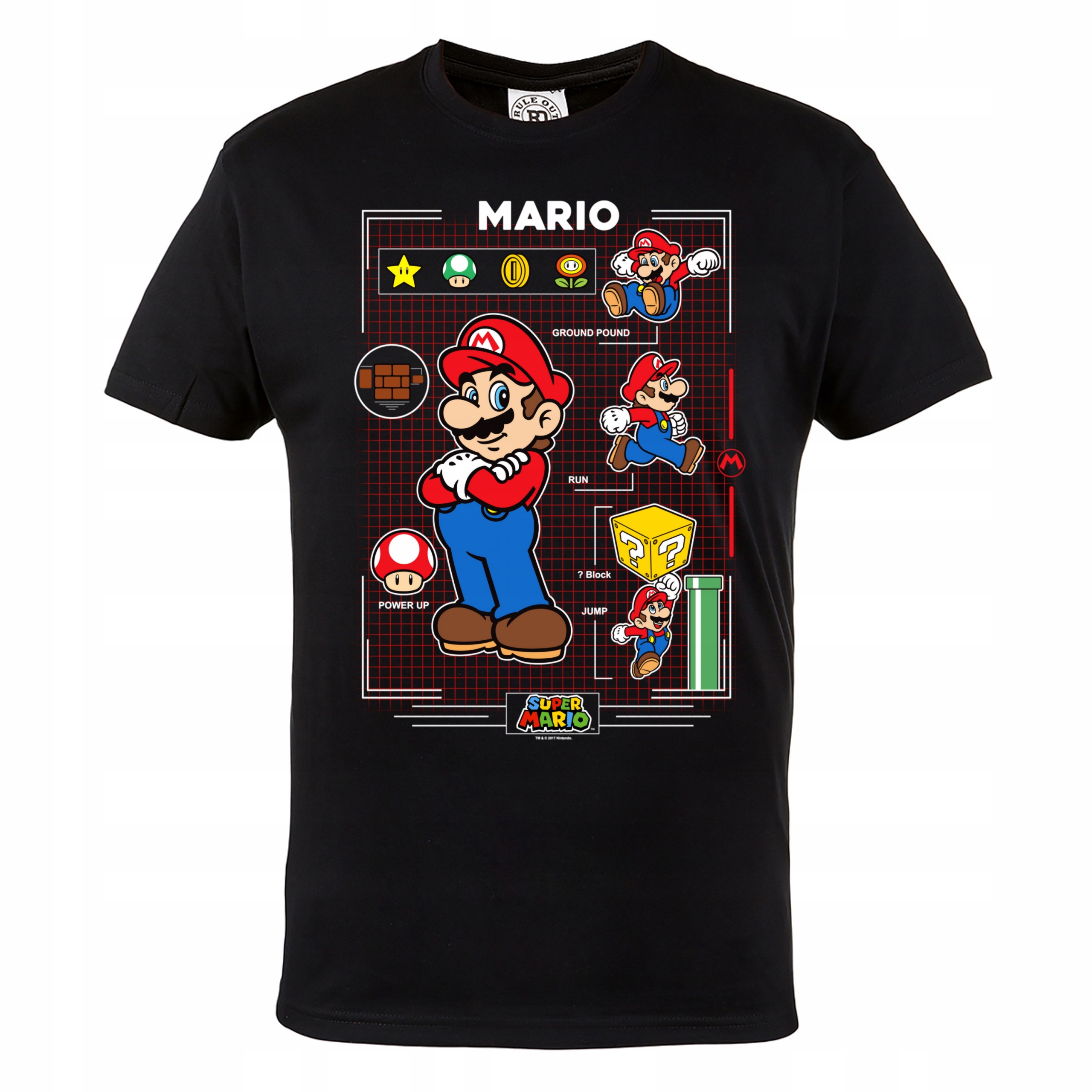 

Koszulka Z Nadrukiem Gra Retro Mario Bross