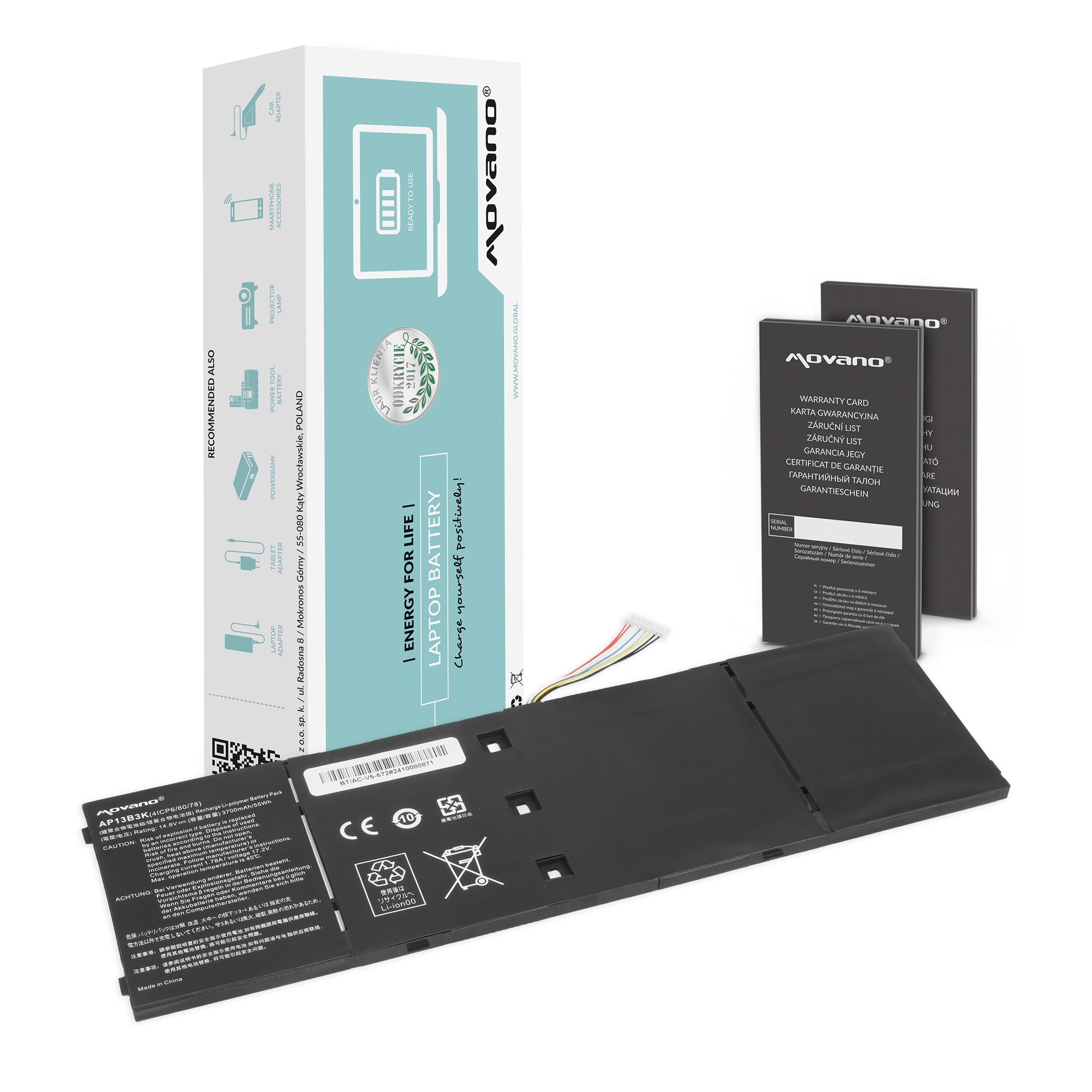 Bateria do Acer AP13B3K ES1-511 M5-583 V5-452 V5-552 V5-573 V7-481